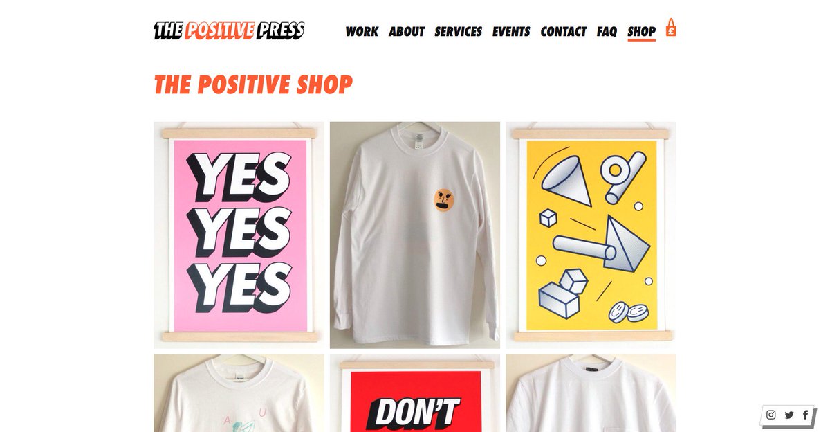 frontwards_dsgn's tweet image. New @PositivePress__ 🙂 site is alive! Feat. unashamed skew, zingy colour schemes and bodacious drop-shadows thepositivepress.co.uk #funky