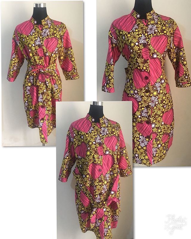 AbikesStylin's tweet photo. #NewIn! The Only Shirt Dress you need🤪. Ultra Feminine Collarless Shirt Dress made from #Ankara, belts at the waist either ways to create that waist cinching effect we all desire😍. Did we mention it’s affordable🤑? 🙅🏽‍♀️Grab ya copy for only N6,00… https://t.co/QA1uuRFsoA https://t.co/vy7tiVSMbW