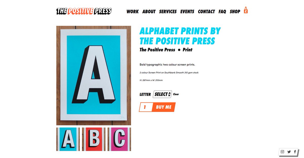 frontwards_dsgn's tweet image. New @PositivePress__ 🙂 site is alive! Feat. unashamed skew, zingy colour schemes and bodacious drop-shadows thepositivepress.co.uk #funky