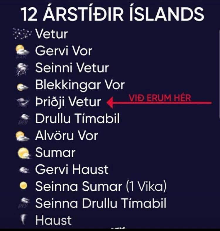 Sad but true. Gleðilegan 3. vetur!