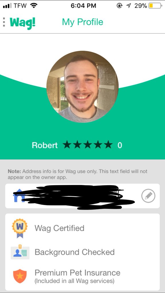TheyCallMeRob10's tweet photo. Hey! Download Wag! and use my code ROBERT28058 in the next 7 days to get $25 in FREE credit! Can’t wait to meet your furry friend🐶 https://t.co/uAD8z47g3Y