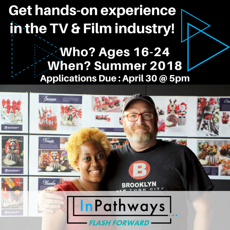 Inpathways's tweet photo. Flash Forward into your future as a TV & Film industry creative!
Learn more about how InPathways' Flash Forward places you at a internship site in the industry: https://t.co/z3aB14cZzy
#FSMFlashForward #InPathways https://t.co/HKOT1maAdw