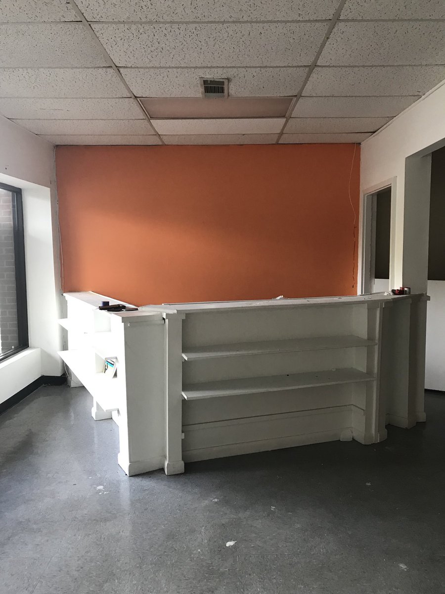 FavorAcademy's tweet photo. Things are beginning to come together at the tutoring center! Painting is just about done, next we move to flooring and wall decor...then technology and furniture install. We are almost ready for our open house! #gotfae #incomebasedtutoringcenter https://t.co/42xh0Lnjjf https://t.co/odBs02ftkh