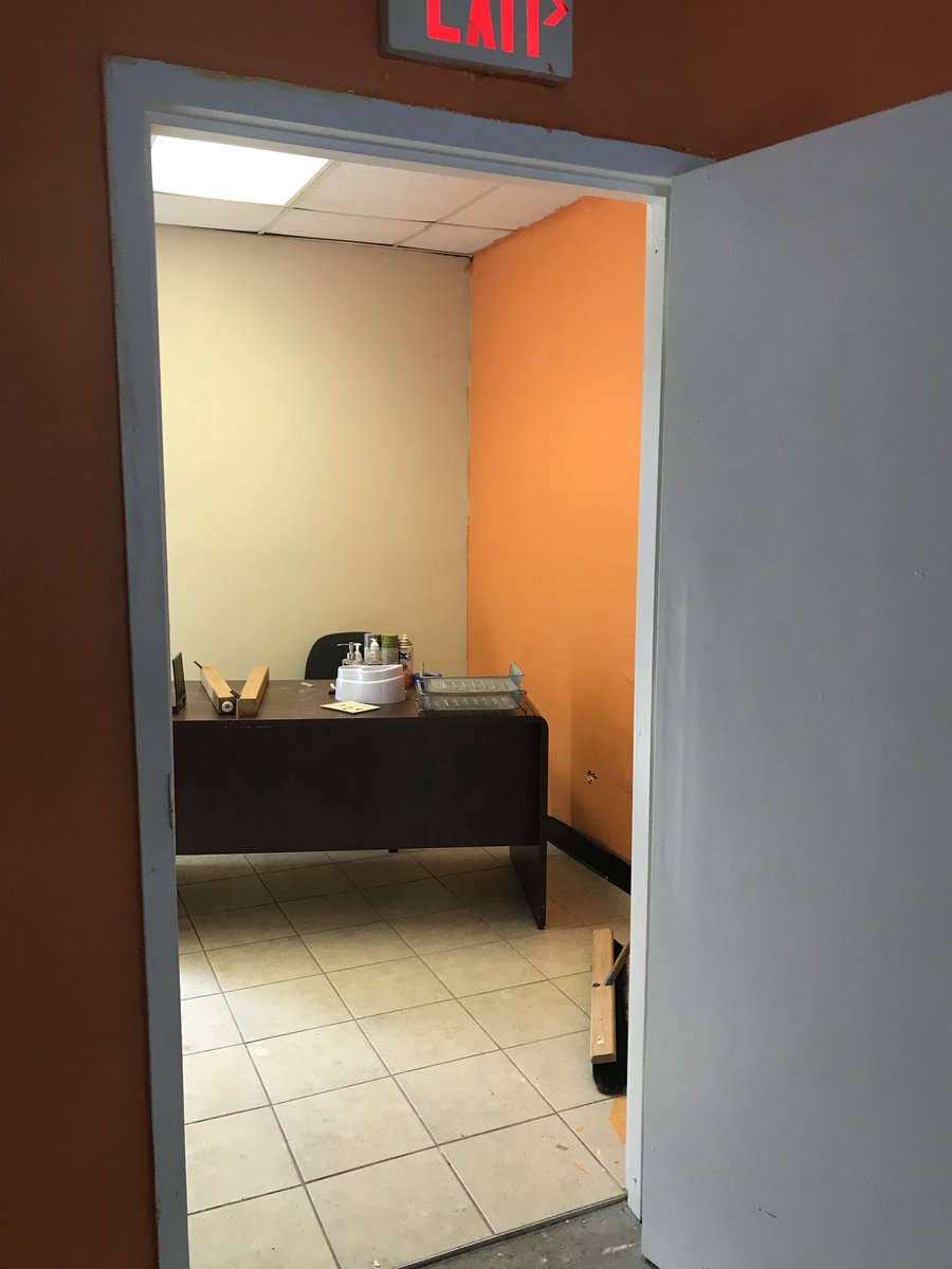 FavorAcademy's tweet photo. Things are beginning to come together at the tutoring center! Painting is just about done, next we move to flooring and wall decor...then technology and furniture install. We are almost ready for our open house! #gotfae #incomebasedtutoringcenter https://t.co/42xh0Lnjjf https://t.co/odBs02ftkh