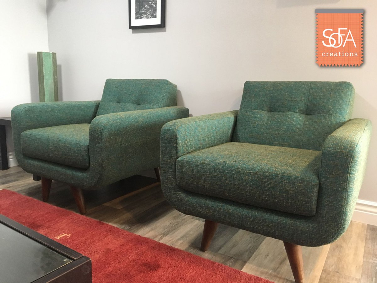 mysofacreation's tweet image. Beautiful matching Jackson chairs in Cordova turquoise fabric recently delivered to a happy client! #sofacreations #sofa #couch #interiordesign