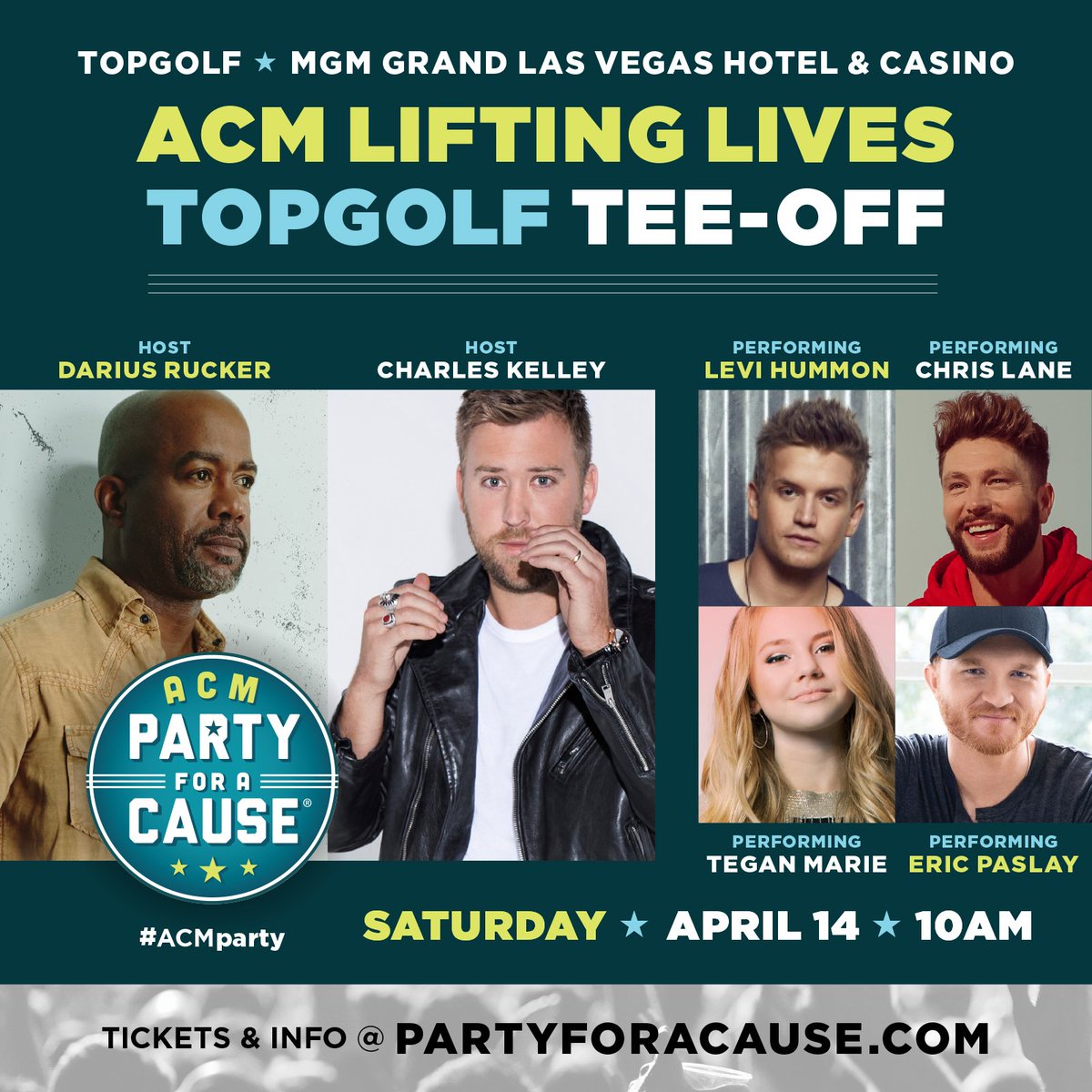 Game on! Can't wait to play a little golf to benefit #ACMLiftingLives at #ACMParty in Las Vegas next week! @Topgolf. Saturday, April 14. Tickets at partyforacause.com