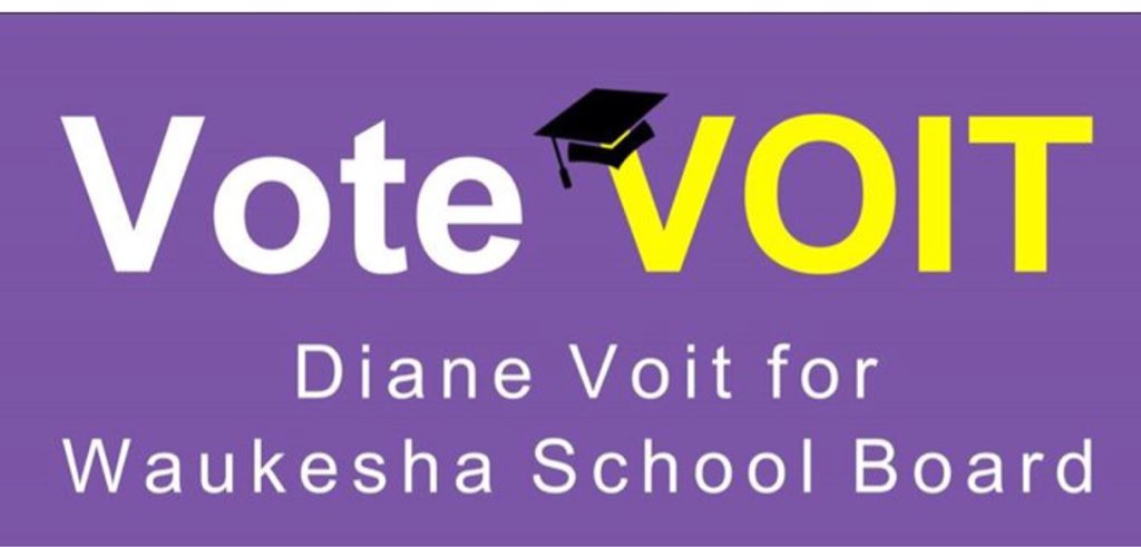 deevoit's tweet photo. Have you voted already? Today is the day! #VoteVoit for Waukesha School Board #VoteNo on the Statewide Referendum and vote for #LauandOrder. https://t.co/7lc3zjzfeg