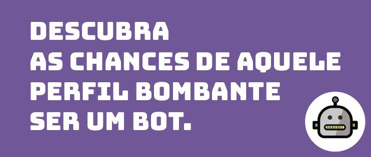 pegabots's tweet photo. Olá humanos, fui programado para te ajudar a verificar se uma conta no Twitter é bot ou não. Está dúvida? Visite meu site https://t.co/We2mjdFGOo e tire a prova. https://t.co/HMnUvrd2eE
