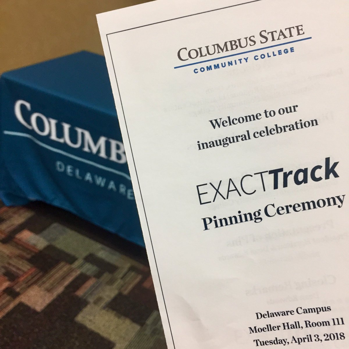 DHarrisonCSCC's tweet photo. Congratulations to the inaugural #EXACTtrack @cscc_edu graduates. Best of luck as you proceed on your @FranklinU accelerated 3+1 bachelor’s degree. #preferredpathway https://t.co/he6VUH7379