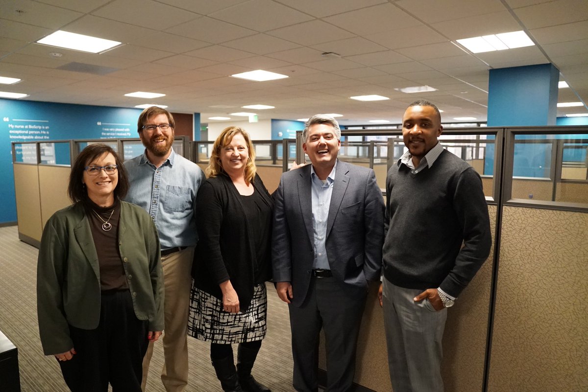 BioScripInc's tweet photo. Thank you Senator Cory Gardner for visiting the BioScrip Corporate Office! #teambioscrip #bioscrip #senatorcorygardner https://t.co/diQvs3zqM5
