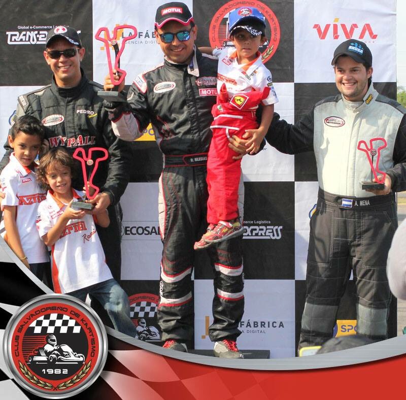 Felicidades a Diego Iglesias (17)  por su 1er lugar en categoría Masters en la 2da Fecha del Campeonato Nacional de Kartismo.  #CSK #KT100 #ElSalvador #PistaGalicia #karting