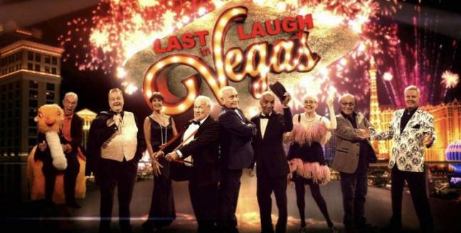 Two and a half hours and counting!!  Catch us on ITV at 9pm to see who will eventually have the Last Laugh In Vegas!