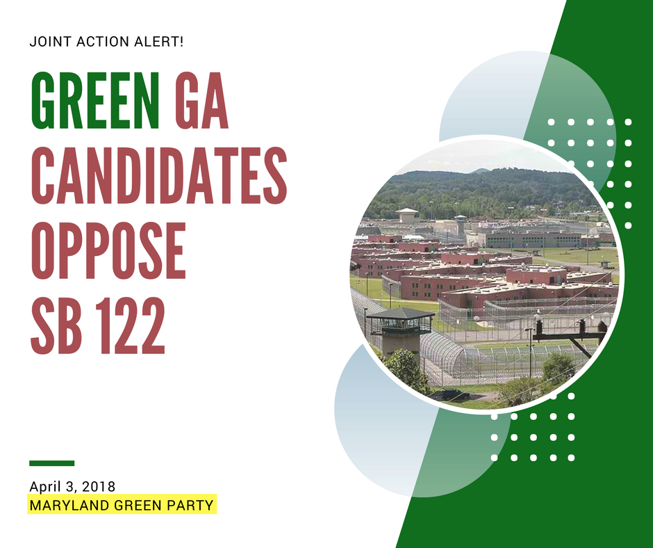 mdgreens's tweet photo. SB 122 is a dangerous crime bill being pushed through the Maryland General Assembly... 

Take Action &amp; contact your legislators; tell them to oppose SB 122. 

See Full Statement: https://t.co/VqXnigYalg https://t.co/IDzg9QO3TK