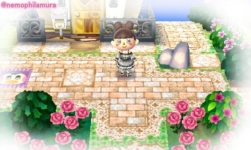 ねも レンガの地面作りました 良かったら使ってください どうぶつの森 マイデザイン とび森 Animalcrossing Acnl マイデザ T Co P8rxdwkrph Twitter