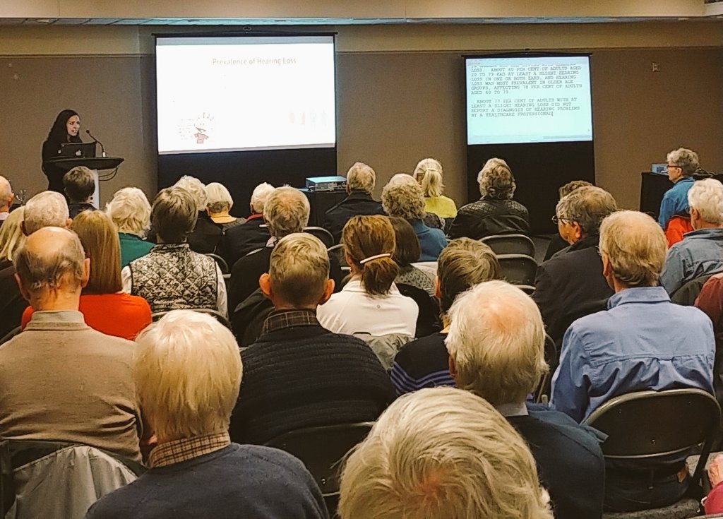 Fantastic presentations at the 9th annual Healthy Hearing Expo! Come learn everything you need to know about hearing loss and what you can do about it! The event runs until 3pm, admission is free!
#hearingisbelieving #yyj