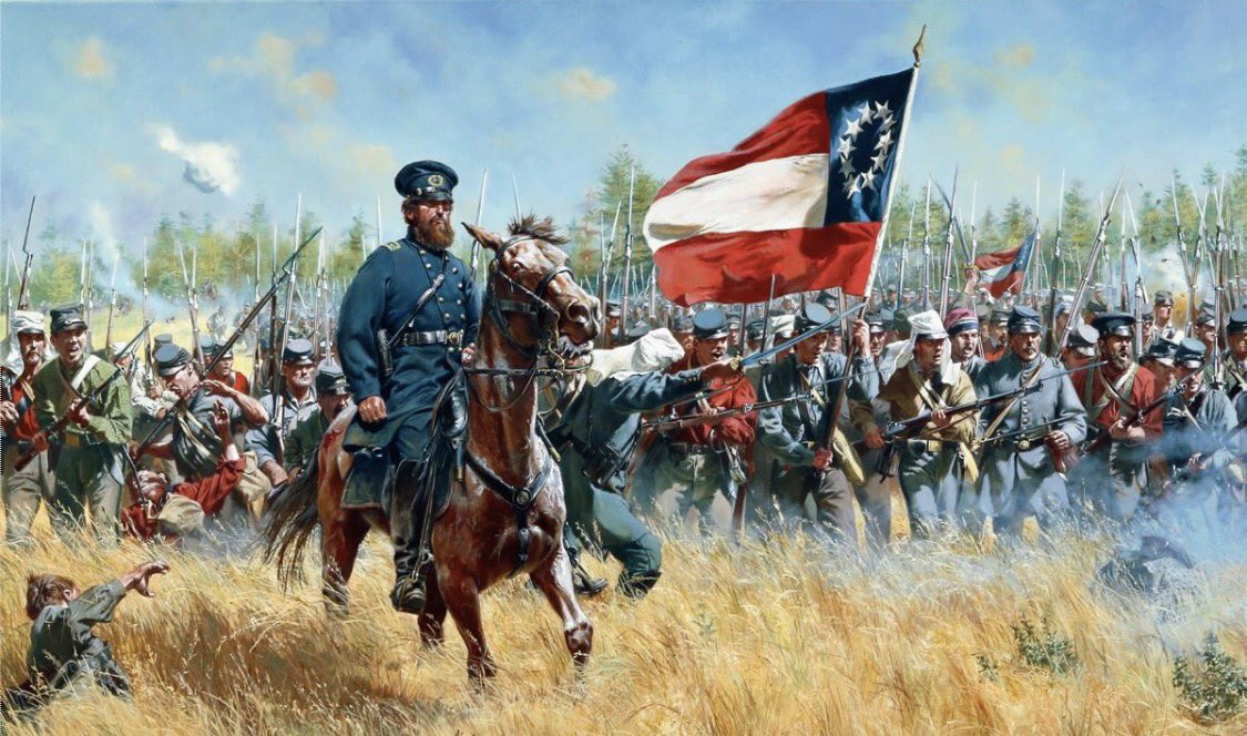 'Drive Them To Washington'. #StonewallJackson leads his Brigade at the Battle of 1st #Manassas (#BullRun). This is the uniform he was described as wearing by eyewitnesses via @DonTroiani #acw #americancivilwar #confederacy #war #warhistory #military #militaryhistory #dontroiani