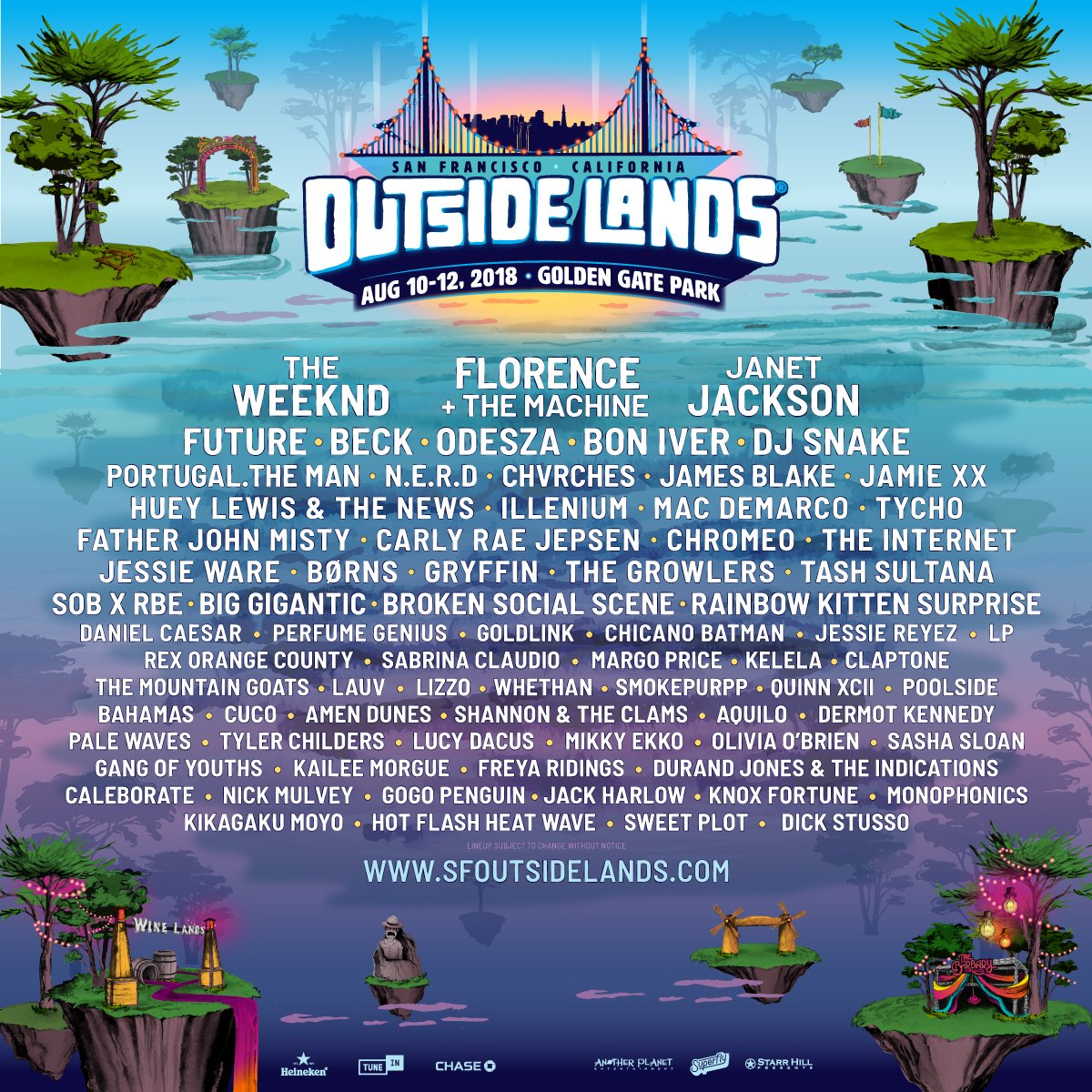 gryffinofficial's tweet photo. Growing up going to @sfoutsidelands as a kid, I couldn’t be more stoked to be on this year’s lineup. See you in August, Bay Area! 🤘 https://t.co/X1r99TWLqG