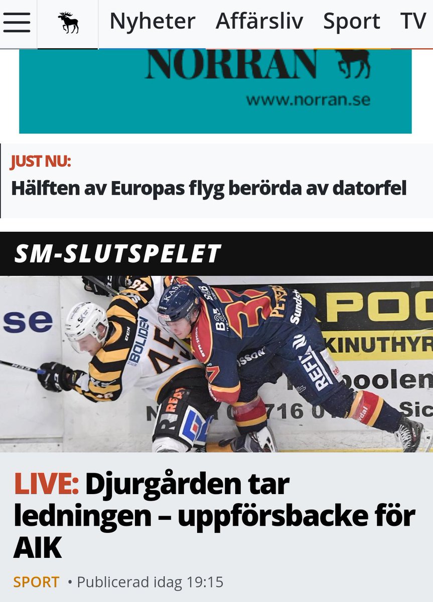 Black_Boris's tweet photo. Norran - Sveriges tröttaste tidning. #Byske https://t.co/lbS7ZGfbZJ