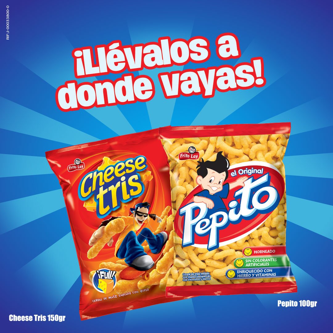 CMadeirense's tweet photo. Cualquier ocasión es perfecta para un #Pepito® #Cheestris® ¡Llévalos a donde vayas! https://t.co/hgjsBSybDI