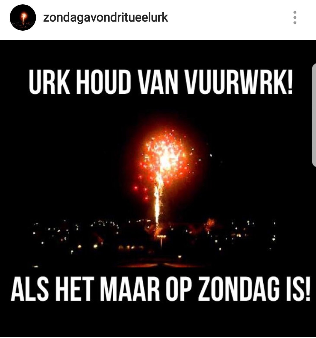 Volg ons ook op instagram! Iedere zondag LIVE ! 

#zondagavondritueelurk