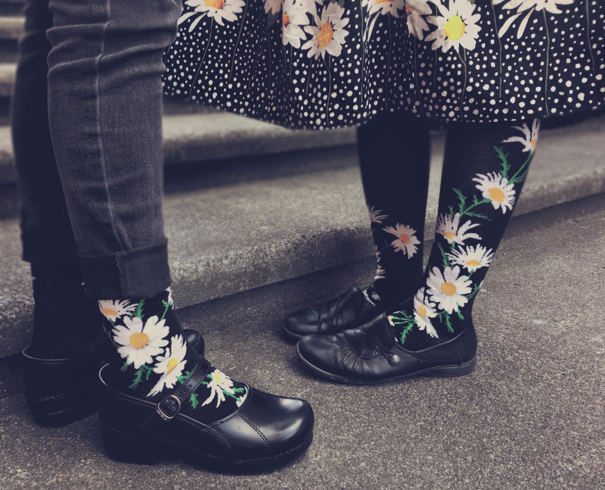 ModSock's tweet photo. Flower power. #ModSocks #daisies #socks https://t.co/qJ7CG6Kxlm https://t.co/Chf6uoFF08
