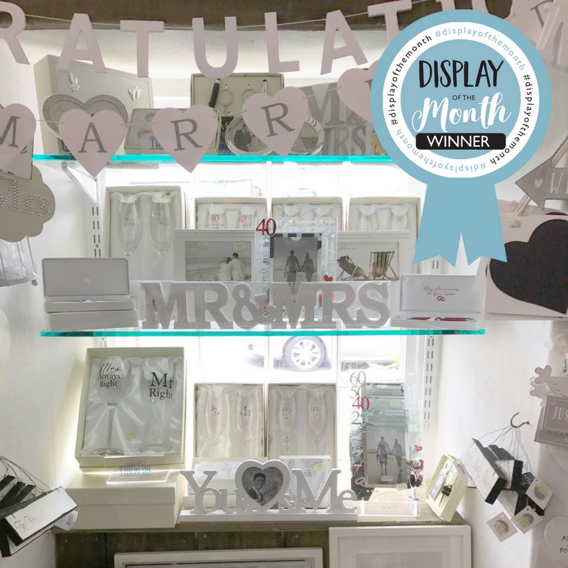 widdopandco's tweet photo. Congratulations to @HighworthEmpori who are March's winner of the #DisplayoftheMonth with this great display of #wedding gifts!! We will be in touch to award you with your prize of £100 credit!! Entries for April's #DisplayoftheMonth are now open!! https://t.co/OepkvmVChp