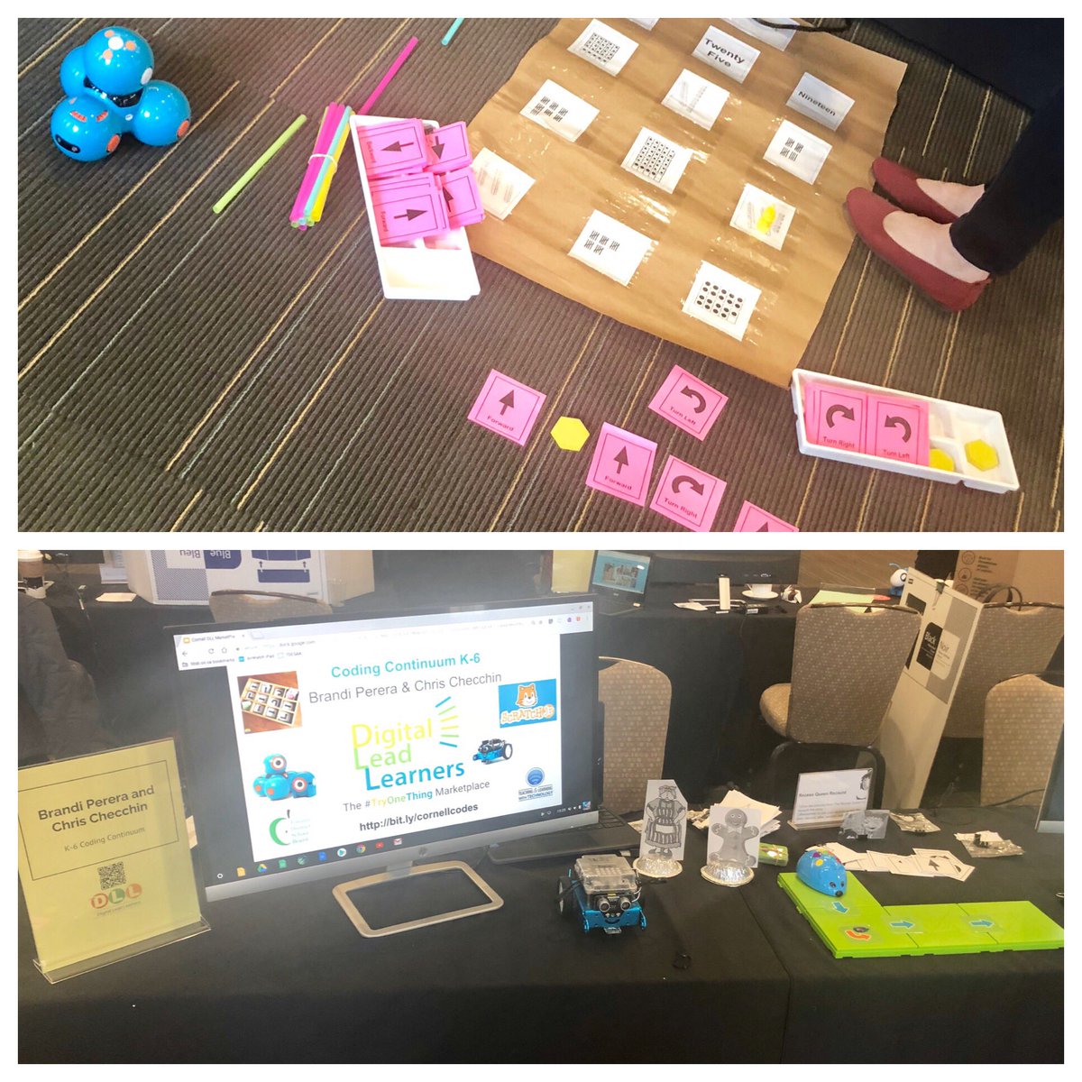 TDSB_Robotics's tweet photo. TY to DLLs for showcasing multiple ways to integrate robotics with the curriculum &amp; foster global competencies @ShereneSahib @MsLauraCollins @Tina_Surdivall @djharriman @Mrs_McCarthy_ @aprildemelo @SofiaSaleemWW @STEMTDSB @MrWaldmansclass @BrandiPerera @MrCandhisclass #tdsbUL18 https://t.co/rzsoie6elP