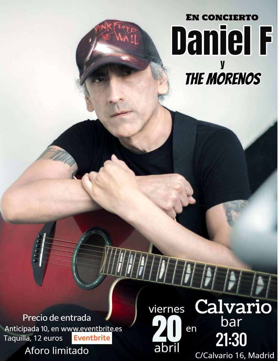 Por fin podremos ver a <a href="/DANIEL_F_PERU/">daniel f</a> en Madrid. Compartiendo escenario con <a href="/moreno_artist/">MORENO</a>.  <a href="/OndaPopRadio/">Onda Pop</a> @HETradio3 <a href="/SotanoRadio3/">El Sótano Radio3</a>