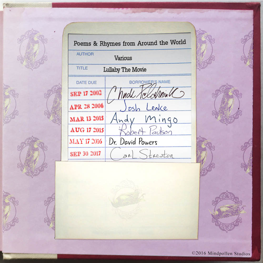 Just got this sweet faux library card from <a href="/chuckpalahniuk/">Chuck Palahniuk</a> and crew filming #Lullabymov. #FightClub