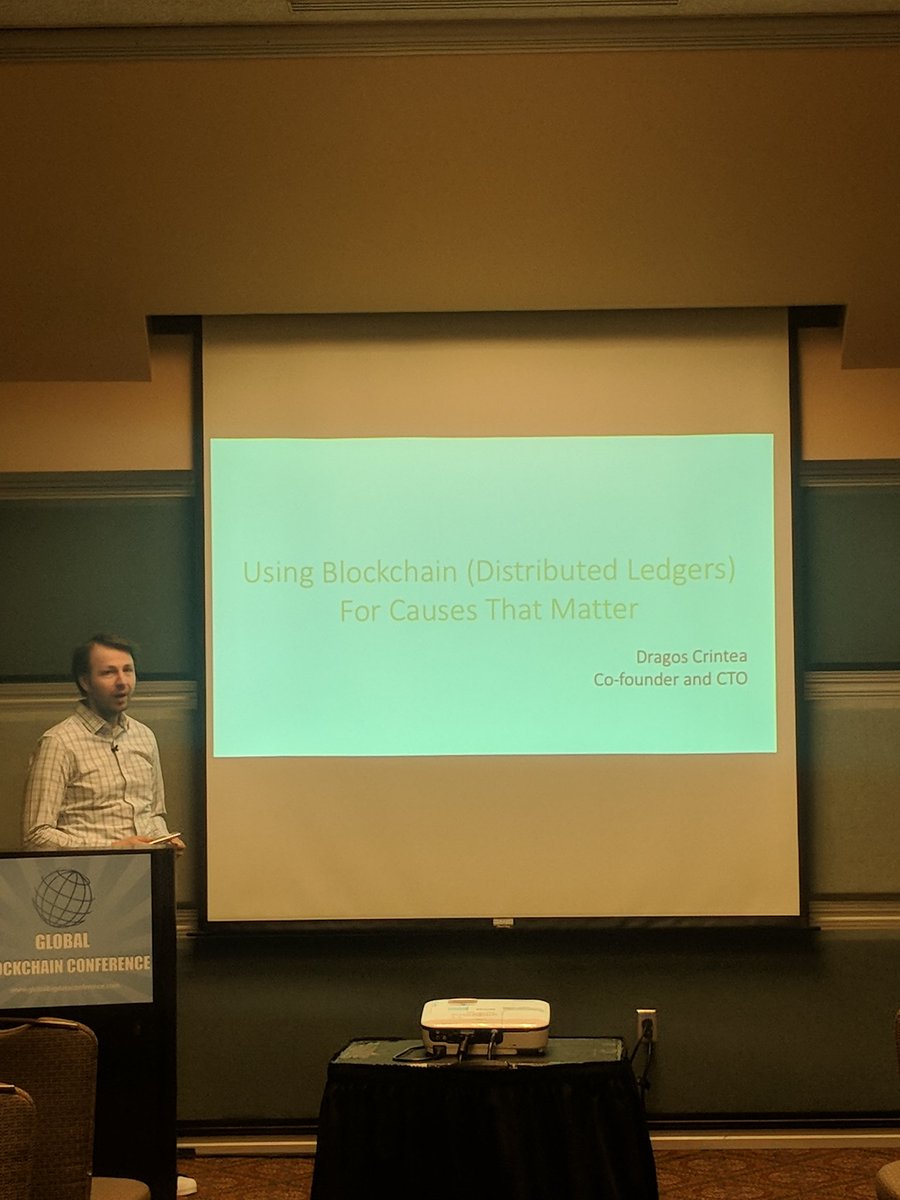 AfshinMoayed's tweet photo. Dragos our founder @CAPITALusM is presenting the use case of DLT for good #capitalusm #globalblockchainconference https://t.co/iHcSEJH1Ft