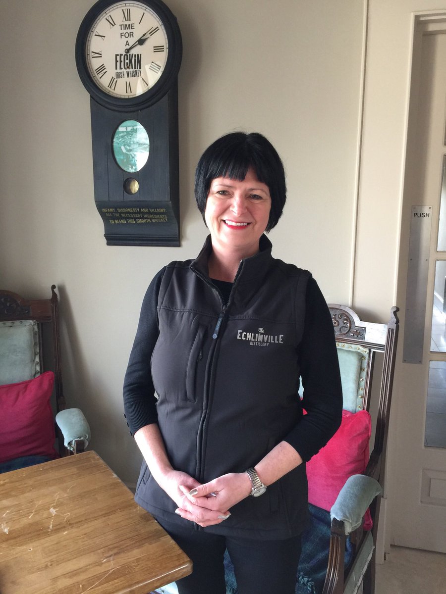 This is Norma. She delivered a brilliant and fascinating tour today <a href="/Echlinville/">Echlinville</a> Distillery. What a joy to have seen this business at the beginning of its story. Highly recommend - great day out. Converted to Echlinville gin and long time fan of #FeckinIrishWhiskey