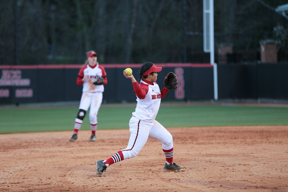 PackSoftball's tweet photo. DYK: #PackSB has turned 1⃣6⃣ double plays this season and currently ranks 2⃣nd in the ACC and T1⃣6⃣th in the NCAA https://t.co/o96UlubOu0