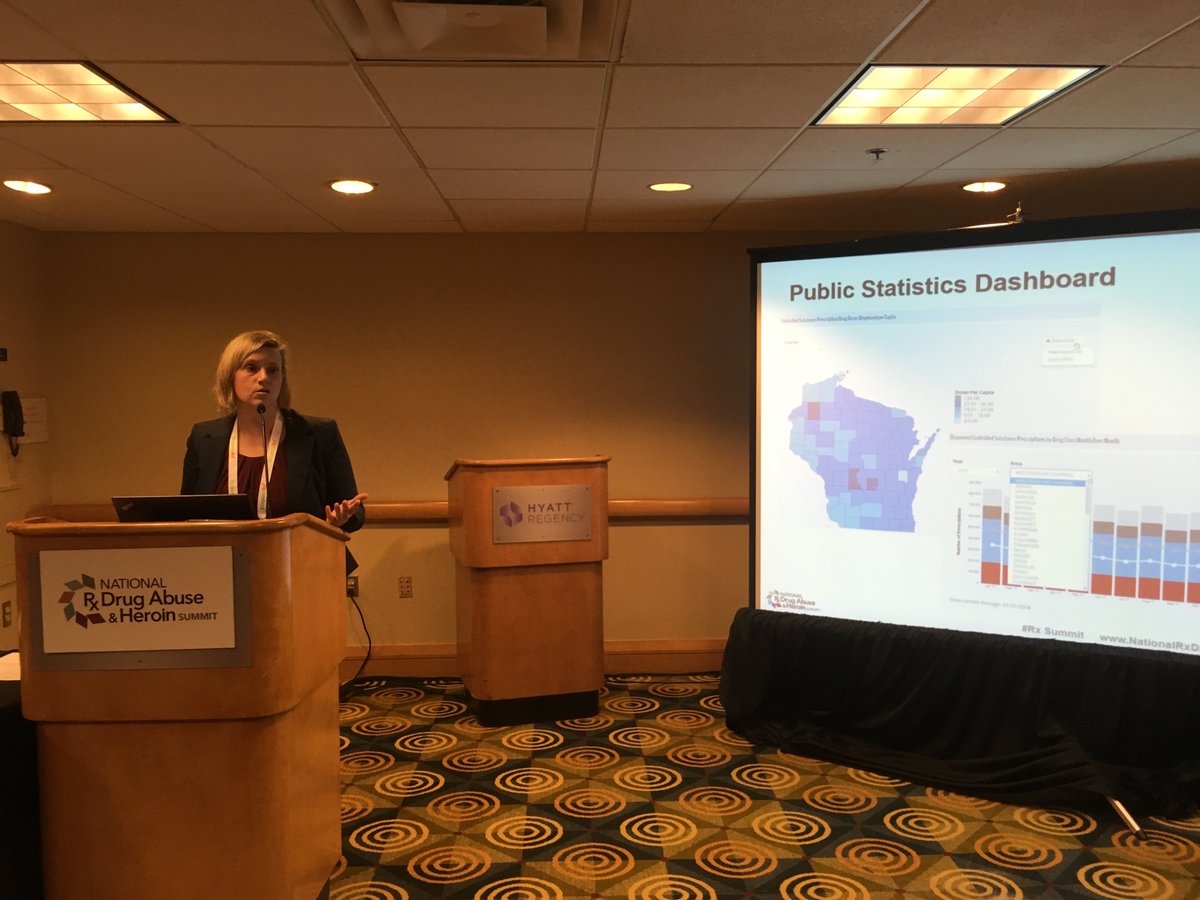 WI_DSPS's tweet photo. #WIPDMP Staff are presenting at the National Rx Drug Abuse &amp; Heroin Summit discussing the #WIPDMP and the great tools and resources available to the public #RxSummit #HopeActLiveWI https://t.co/TAZUdZgJn3