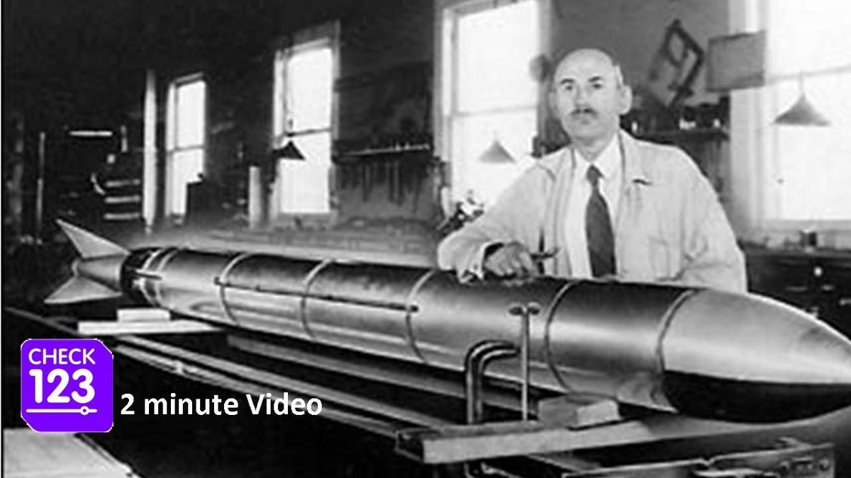 Check123H's tweet image. Who is the man behind the First Fueled Rocket?
Video: check123.com/videos/8748-ro…
#space