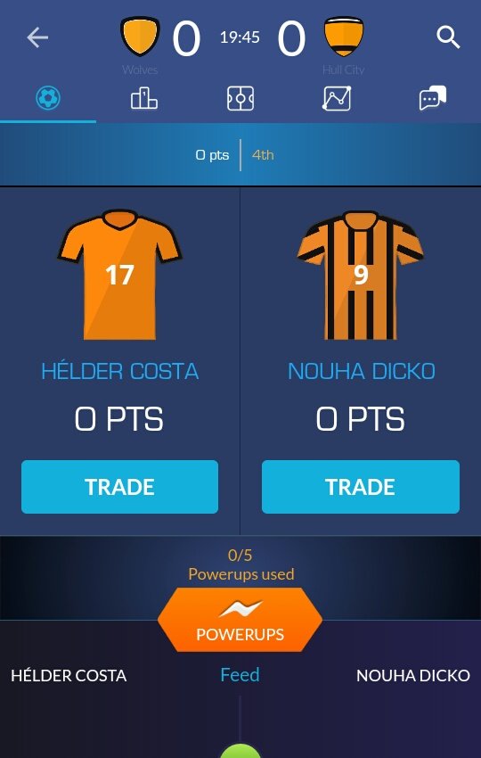 I just drafted Hélder Costa &amp; Nouha Dicko on @UltimateFanLive for #WWFC v #HCAFC