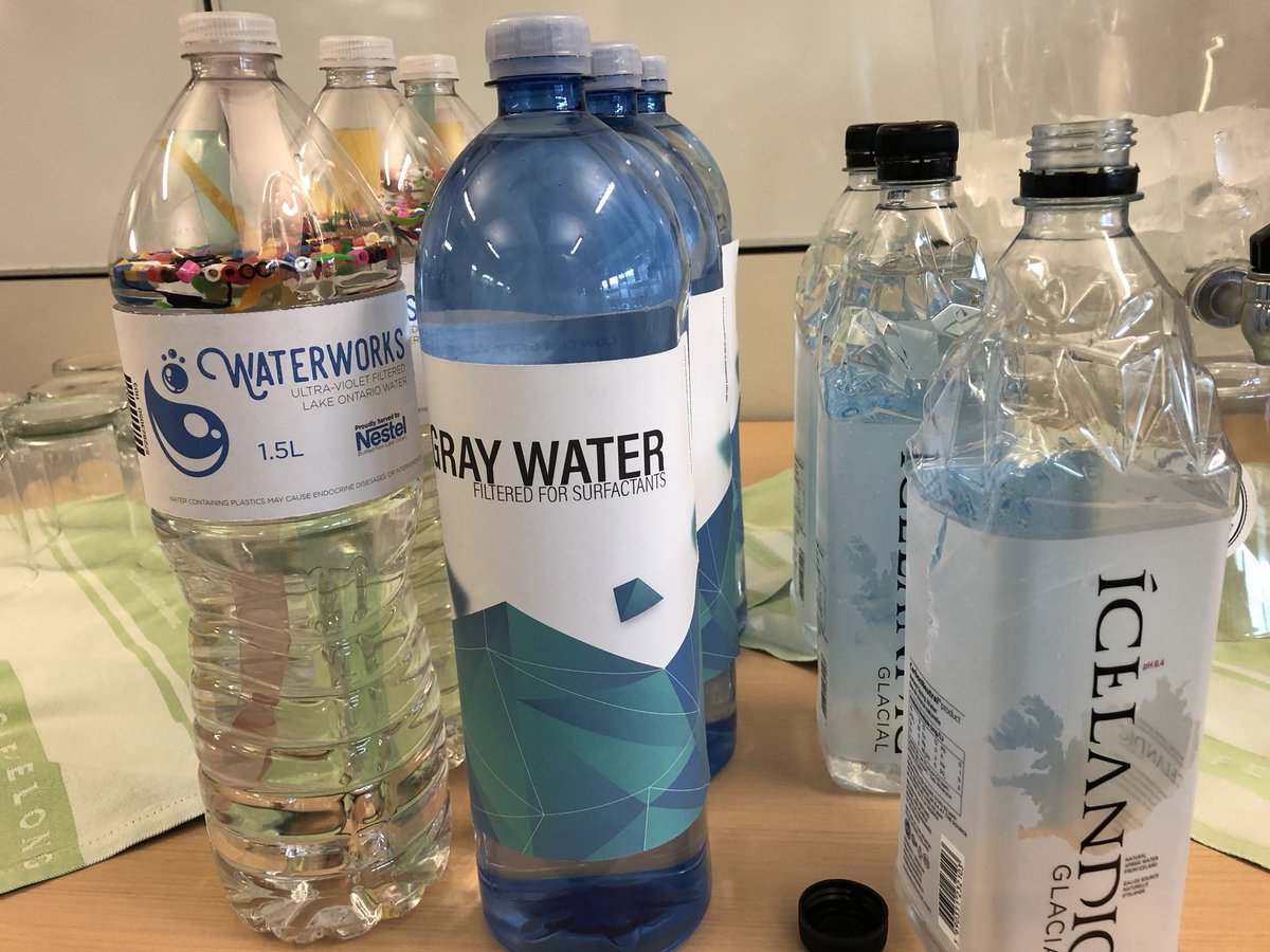 brockhart's tweet photo. No one wants the Gray Water at the @UNICEFCanada #foresightlab https://t.co/mhs5VgEpMJ