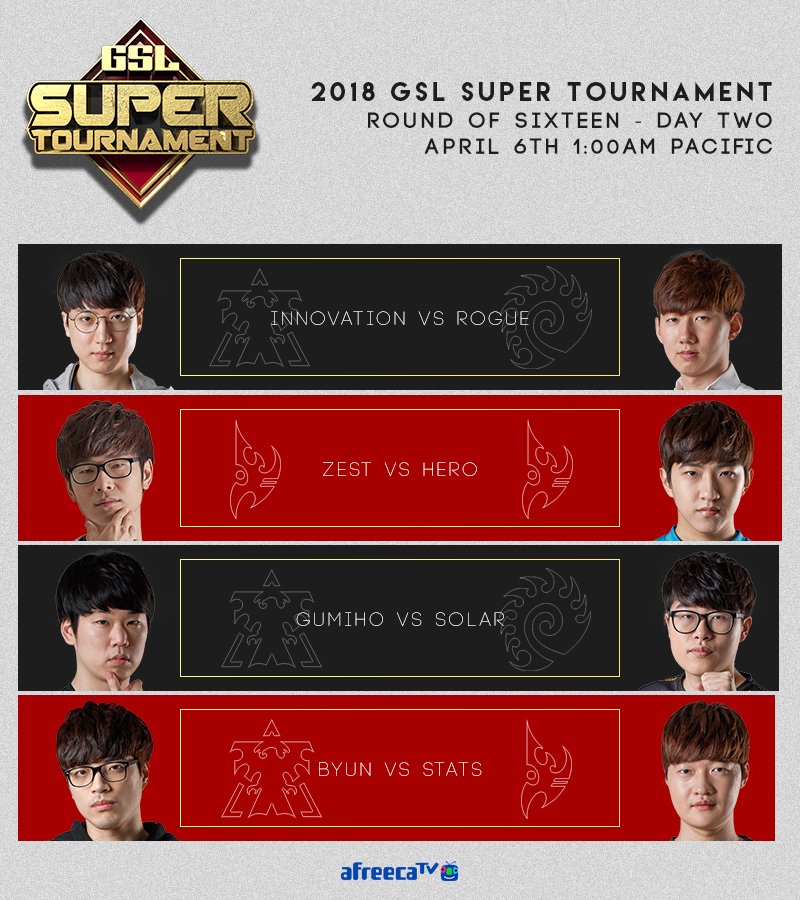 2018 GSL Super Tournament 2. nap