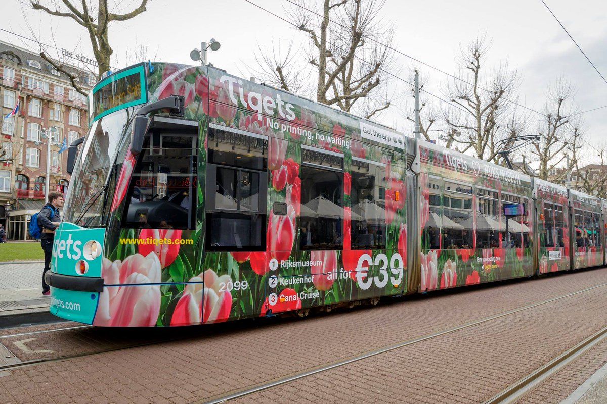 Did you find our Keukenhof-tram in Amsterdam already? :)