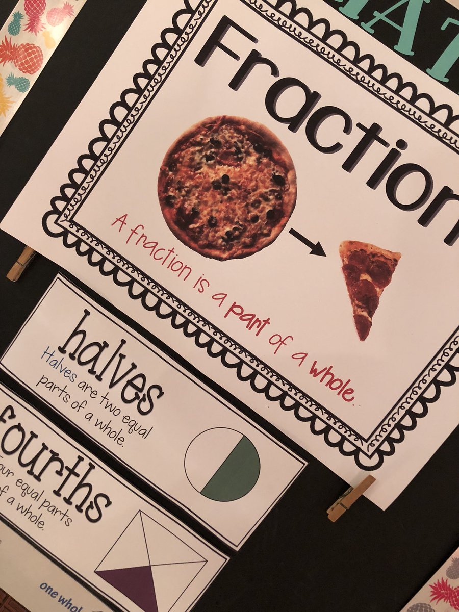 KrollMary's tweet photo. #fractiontime the healthy way! Whole/Half/Fourth! Kids are loving it🐾 Thank you Ongudu Family for helping with our math today! @KrauseElem https://t.co/uySnX6b2qI