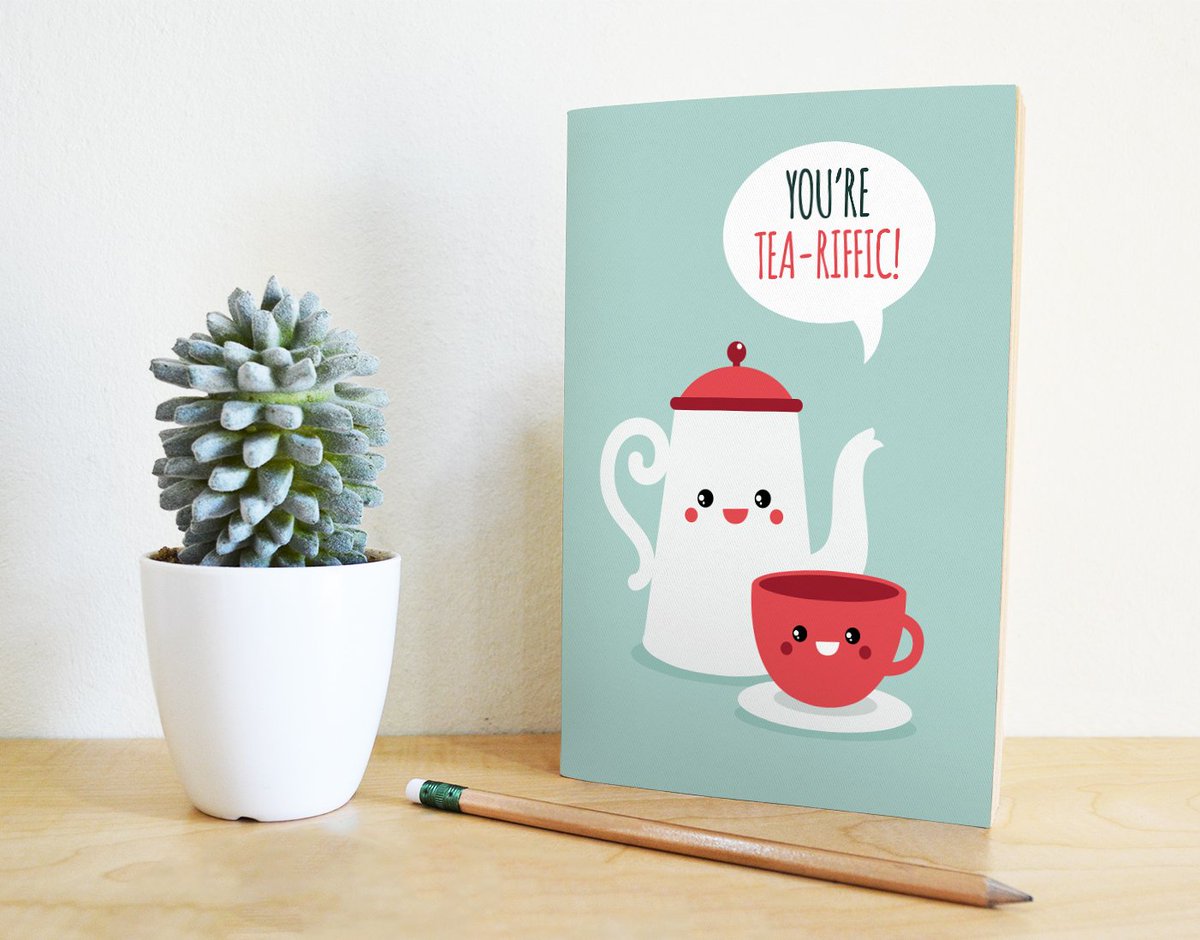 Has anyone told you today that you're just tea-riffic? Because you are! <3

 etsy.me/2GLnfeP via <a href="/Etsy/">Etsy</a>