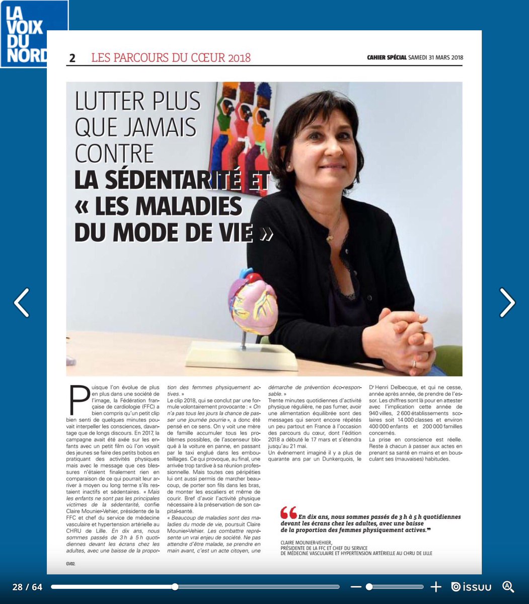 Chaudru_'s tweet photo. Lutter plus que jamais contre la sédentarité et les maladies du mode de vie. François Carré medecin @CHURennes milite pour une médecine préventive #activitephysique https://t.co/Q5RHp8VQJc