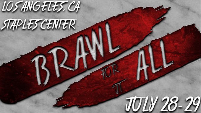 BrawlForItAll's tweet photo. HERE IT IS THIS DREAM IS BECOMING A REALITY AS HERE IS THE POSTER FOR BRAWL FOR IT ALL WITH THE OFFICIAL THEME OF BRAWL FOR IT ALL https://t.co/DhxXyCUWIb