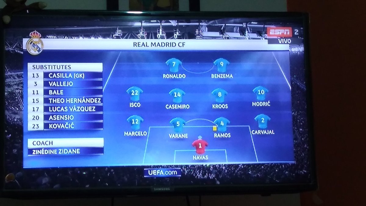 Samalejo08's tweet photo. #ChampionsxESPN  Vamos Real Madrid!! https://t.co/uBIEnpvt08