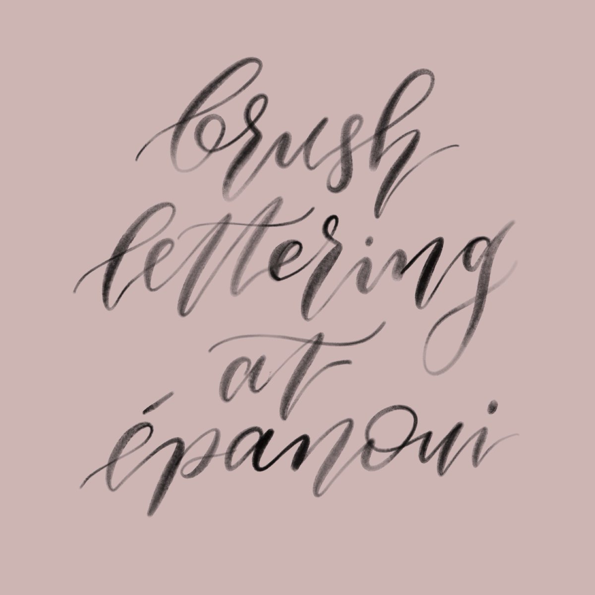 **NEW WORKSHOP DATE**
We've added a second date to our Brushed lettering workshop. Suzie Dicker of <a href="/A_Laise_Goods/">A L'aise Stationery</a> will be back teaching at our shop &amp; studio on Thursday 26th April at 7pm. For full details &amp; bookins, please visit:
epanoui.co.uk/products/brush…