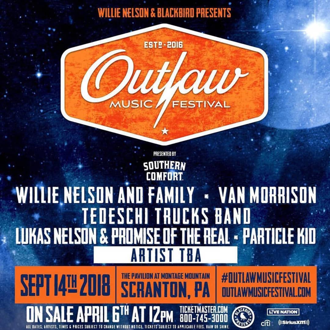 jdubsmgmt's tweet photo. 🤠🎶 More new dates for @BlackbirdProd #OutlawMusicFestival including @pavilion where the tour debuted in 2015! DM for #craftvendor inquiries. https://t.co/ESll07erWn