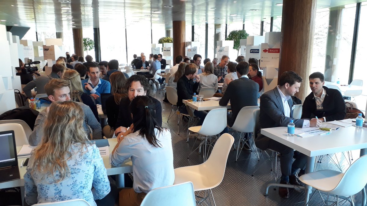 HJvanRee's tweet photo. Great vibe at the @TUecontest speeddates 2018 with many truly inspiring #startup ideas! @RHDHV is looking forward to coaching various teams. https://t.co/6PYkQwCyZ5