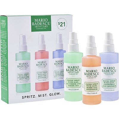 MakeUpGlams's tweet image. RT TO WIN: Mario Badescu sprays set. Must be following me to win ✨