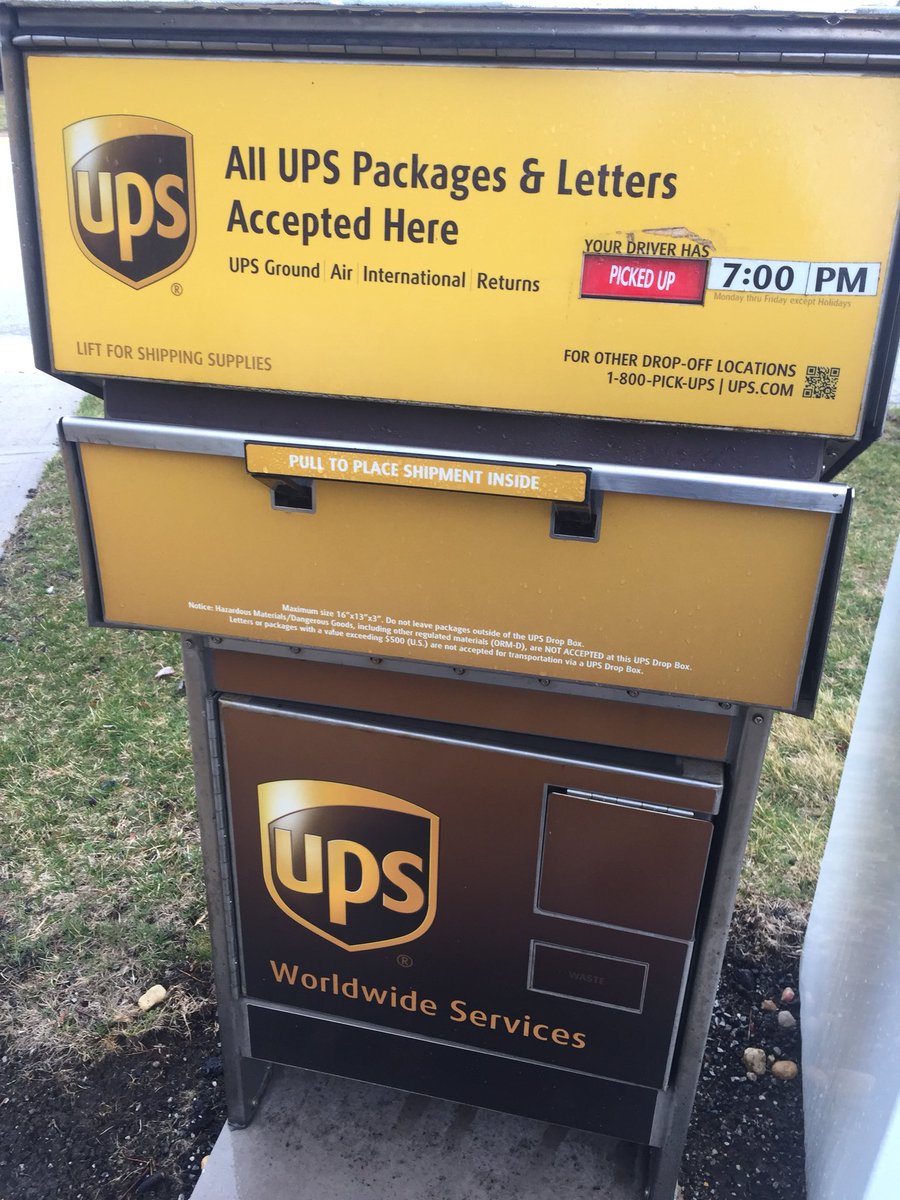 Can you put a package in a ups drop box Ups Customer Support On Twitter Thank You For Bringing This To Our Attention Can You Please Dm The Exact Location Your Name And Contact Information I D Like To Get This Addressed Bo