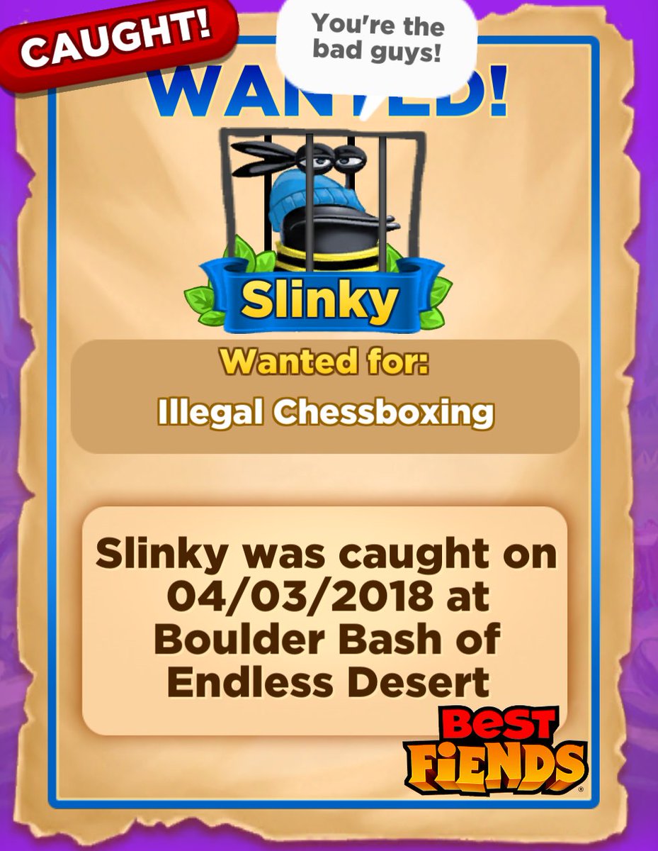 syncrodk's tweet photo. I just caught a Bandit Slug in @BestFiends! Download FREE and be a winner: https://t.co/m3lQsbN6cd #BestFiends https://t.co/Ia4MK0cogm