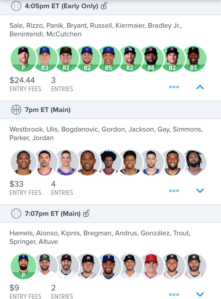 HomerunDFS's tweet image. UPDATED 3:25 ET

Here’s all of today’s FREE lineups:
MLB Early Only
NBA Main
MLB Main

Feel free to use them and let me know how much money you win!
#Fanduel #MLB #NBA